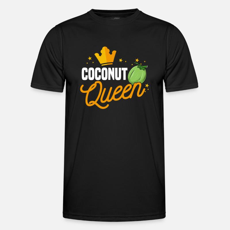 Coconut Queen - Men's Functional T-Shirt - black