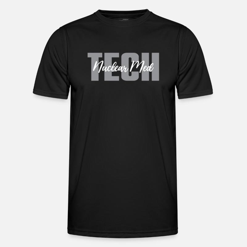Nuklearmedizintechniker - Männer Funktions-T-Shirt - Schwarz