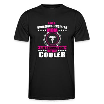 Resources for BBiomedical Engineering Students - Men's Functional T-Shirt - black - Front - AI Model Male 178 dark (178cm)