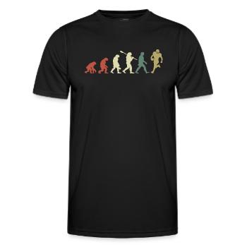 Evolution Rugby - T-shirt sport Homme - noir - Devant - AI Model Male 178 dark (178cm)