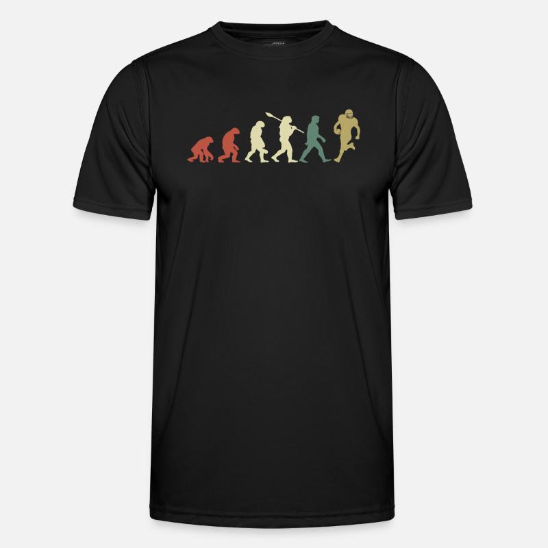Evolution Rugby - Männer Funktions-T-Shirt - Schwarz