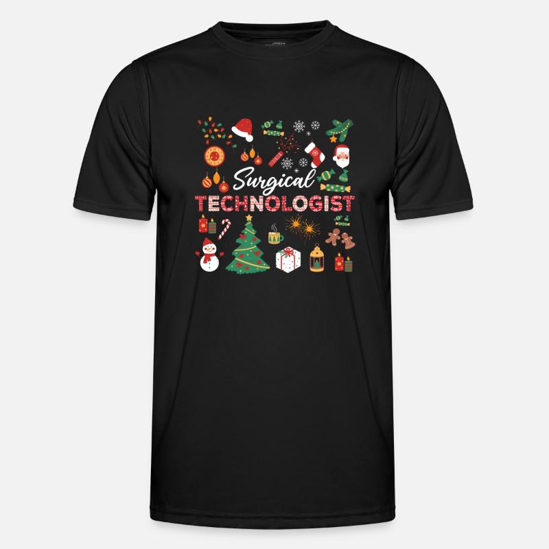 Surgical-Technical Assistant Christmas - Men's Functional T-Shirt - black