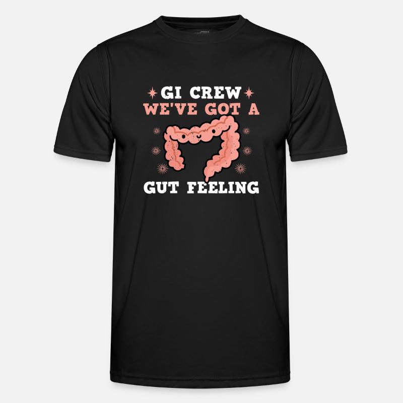 Endoscopy – GI Crew - Men's Functional T-Shirt - black