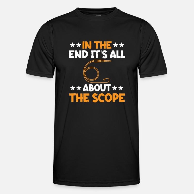 Endoscopy ofFunny Endoscopy Shirt - Men's Functional T-Shirt - black