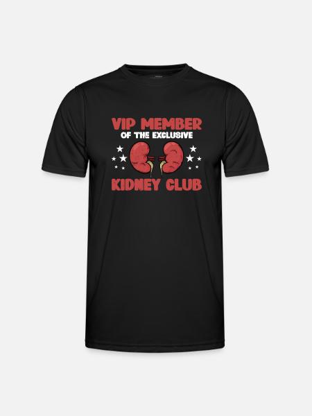 Dialysis VIP Member - Men's Functional T-Shirt - black