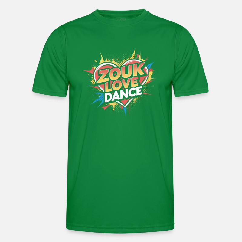 Zouk-Tanz-Geschenk Männer Funktions-T-Shirt