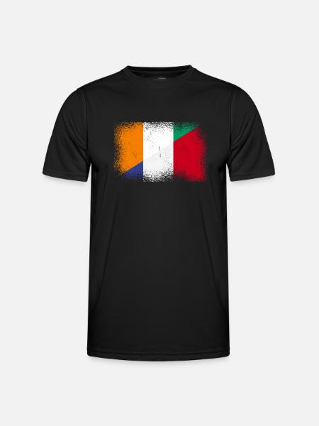 Côte d'Ivoire Farnreich - Men's Functional T-Shirt - black