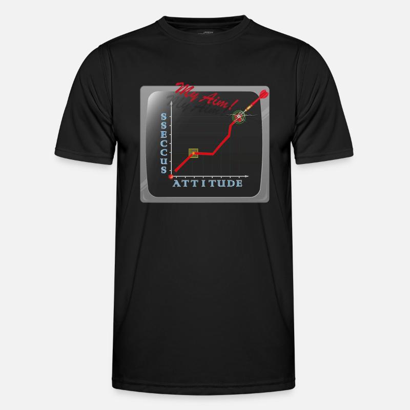 succès- objectif réussite T-shirt sport Homme