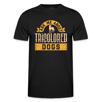 Arboriculture Walker Coonhound - T-shirt sport Homme - noir - Devant - AI Model Male 178 dark (178cm)