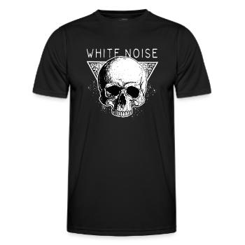 bruit blanc - T-shirt sport Homme - noir - Devant - AI Model Male 178 dark (178cm)