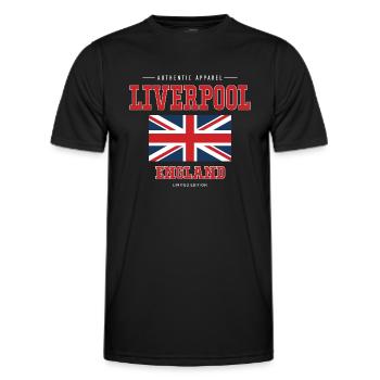 Liverpool - Men's Functional T-Shirt - black - Front - AI Model Male 178 dark (178cm)
