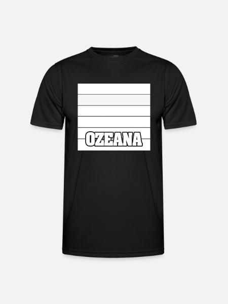 Ozeana as a woman's name - Men's Functional T-Shirt - black