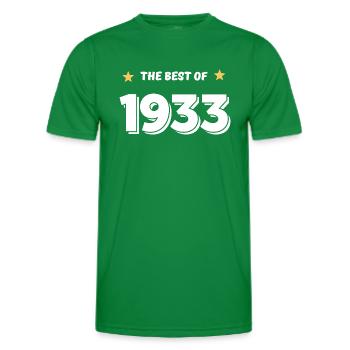 Best of 1933 - Men's Functional T-Shirt - kelly green - Front - AI Model Male 178 dark (178cm)