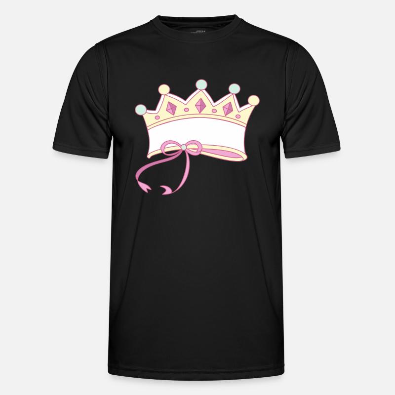 Crown writable - Men's Functional T-Shirt - black