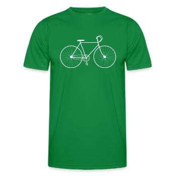 vélo - T-shirt sport Homme - vert - Devant - AI Model Male 178 dark (178cm)