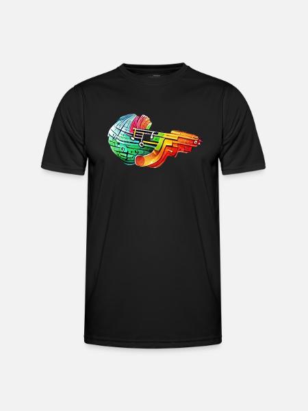 Buntes Ding - Männer Funktions-T-Shirt - Schwarz