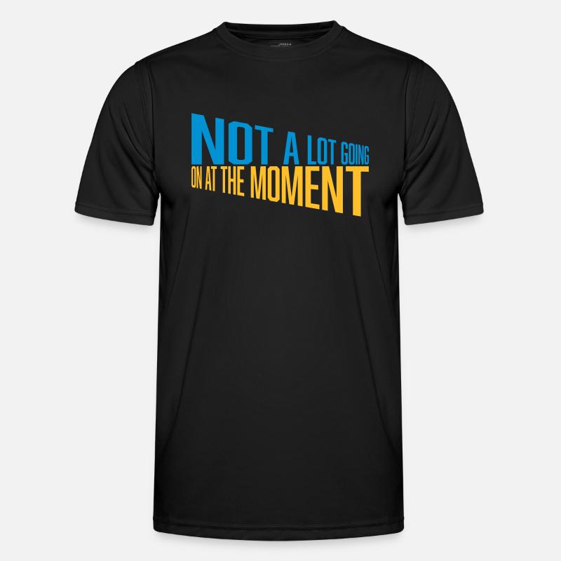 Not much going on - Men's Functional T-Shirt - black
