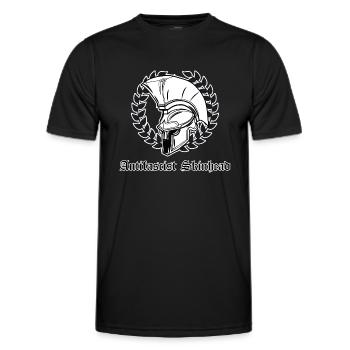 Skinhead antifasciste - T-shirt sport Homme - noir - Devant - AI Model Male 178 dark (178cm)
