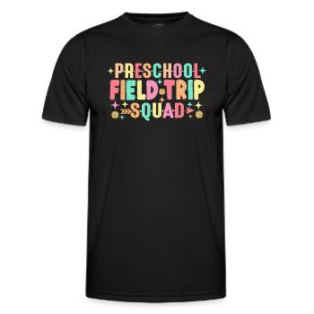 Vorschul-Exkursions-Trupp - Männer Funktions-T-Shirt - Schwarz - Vorne - AI Model Male 178 dark (178cm)