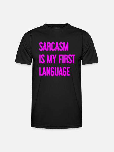 Sarcasm Pro - Men's Functional T-Shirt - black