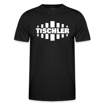 Carpenter as a profession - Men's Functional T-Shirt - black - Front - AI Model Male 178 dark (178cm)