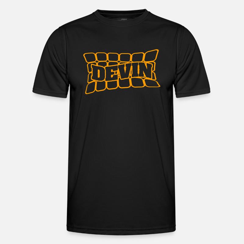 Gift for Devin - Men's Functional T-Shirt - black