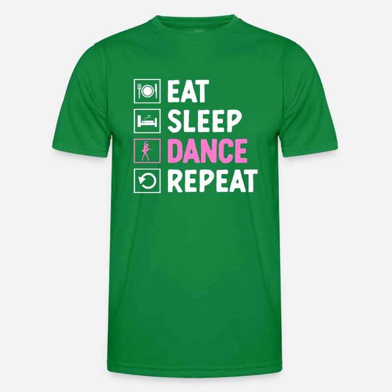 Eat Sleep Dance For Dancing Dancer Choreography Men's Functional T-Shirt