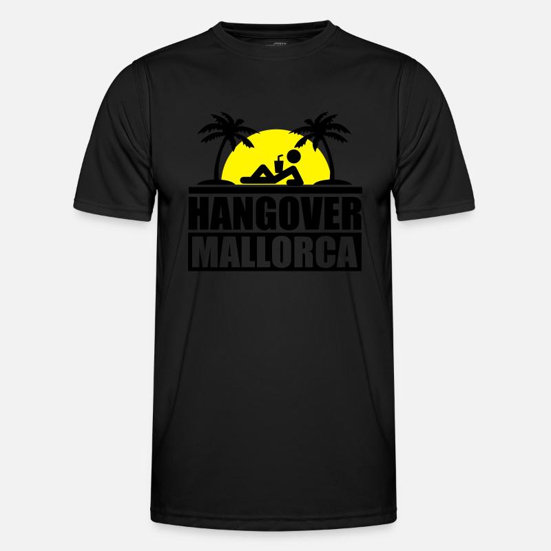 hangover_mallorca_2f - Männer Funktions-T-Shirt - Schwarz
