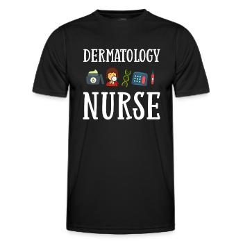 Dermatology Skin Care Skin Medicine Disease - Men's Functional T-Shirt - black - Front - AI Model Male 178 dark (178cm)