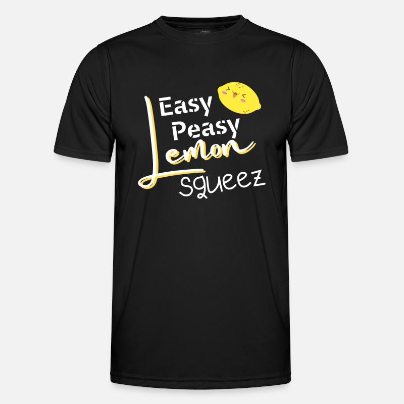 Easy Peasy Lemon Squeezy - Men's Functional T-Shirt - black