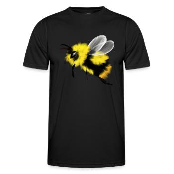 Bourdon bourdon - T-shirt sport Homme - noir - Devant - AI Model Male 178 dark (178cm)