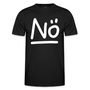 Non - T-shirt sport Homme - noir - Devant - AI Model Male 178 dark (178cm)