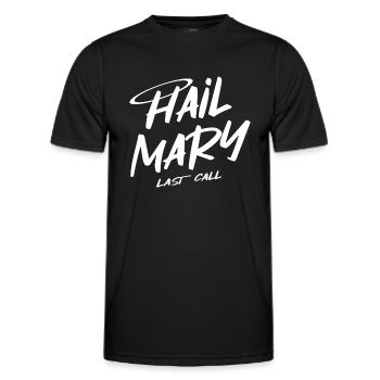 Hail Mary - Men's Functional T-Shirt - black - Front - AI Model Male 178 dark (178cm)