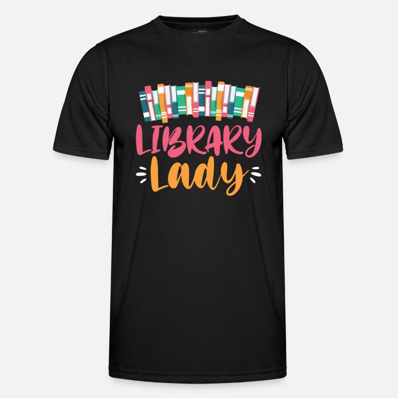 Library Lady Men's Functional T-Shirt