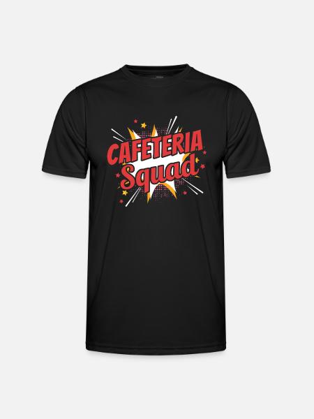 Cafeteria-Kader - Männer Funktions-T-Shirt - Schwarz