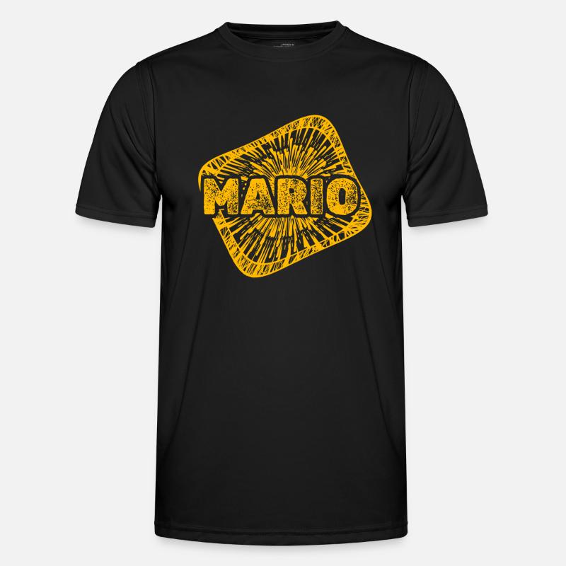 Sternenstaub Mario Männer Funktions-T-Shirt