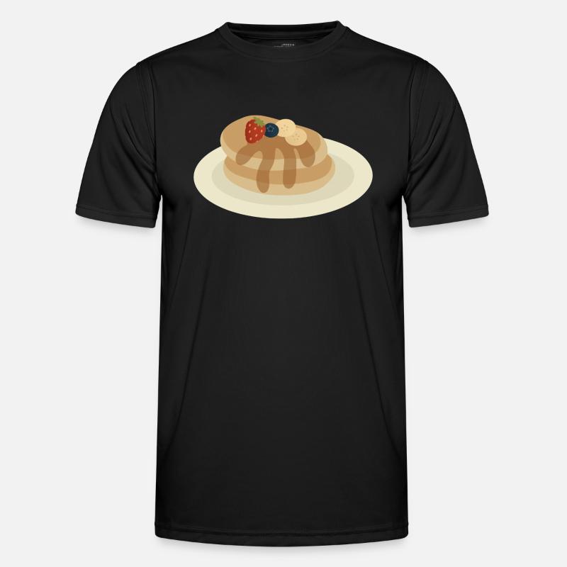Pancake Stack - Men's Functional T-Shirt - black