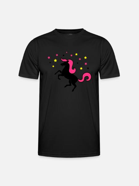 unicorn - T-shirt sport Homme - noir