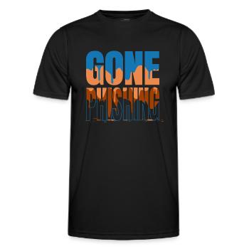 et Free WiFi Analyst Computer Freak Fingers Happy - T-shirt sport Homme - noir - Devant - AI Model Male 178 dark (178cm)