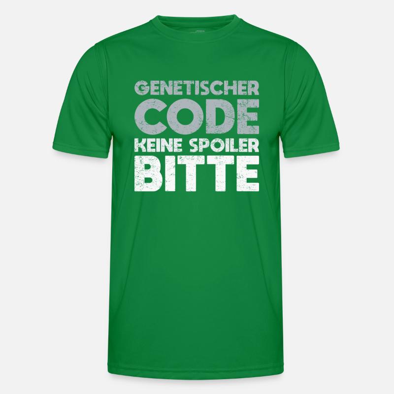 Genetischer Code, Keine Spoiler Bitte Männer Funktions-T-Shirt
