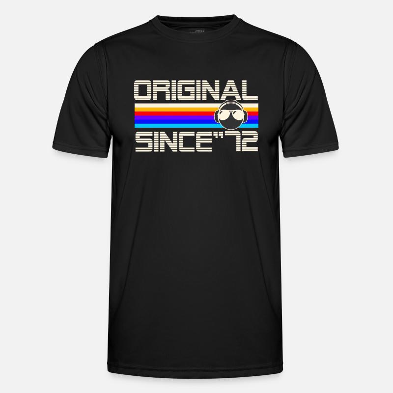 Seit 72 - Männer Funktions-T-Shirt - Schwarz