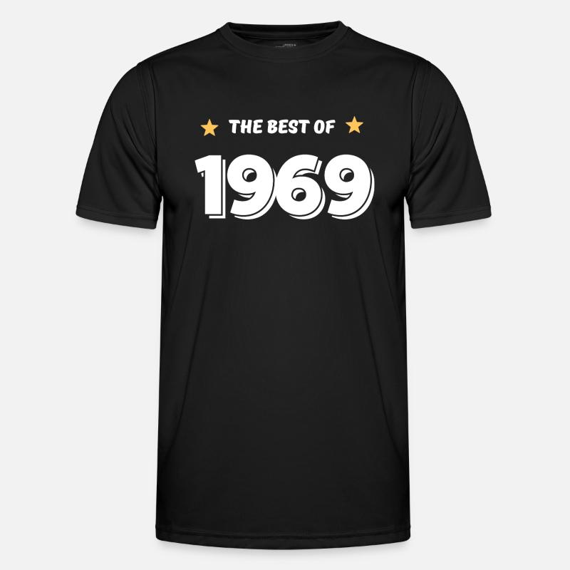 Das Beste von 1969 - Männer Funktions-T-Shirt - Schwarz