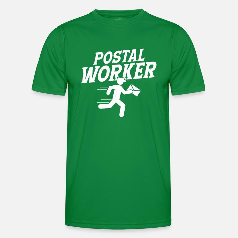 Postal Worker Mailman Mail Carrier Men's Functional T-Shirt