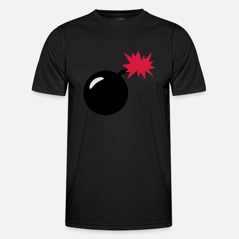 Bombe Männer Funktions-T-Shirt