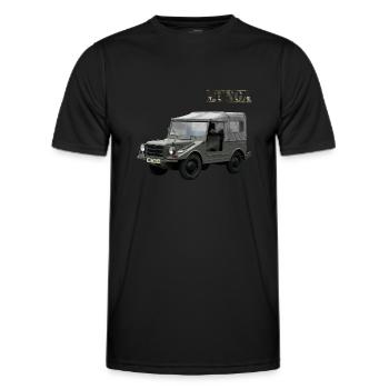 Munga Off-Road Vehicle Military Vehicle - Men's Functional T-Shirt - black - Front - AI Model Male 178 dark (178cm)