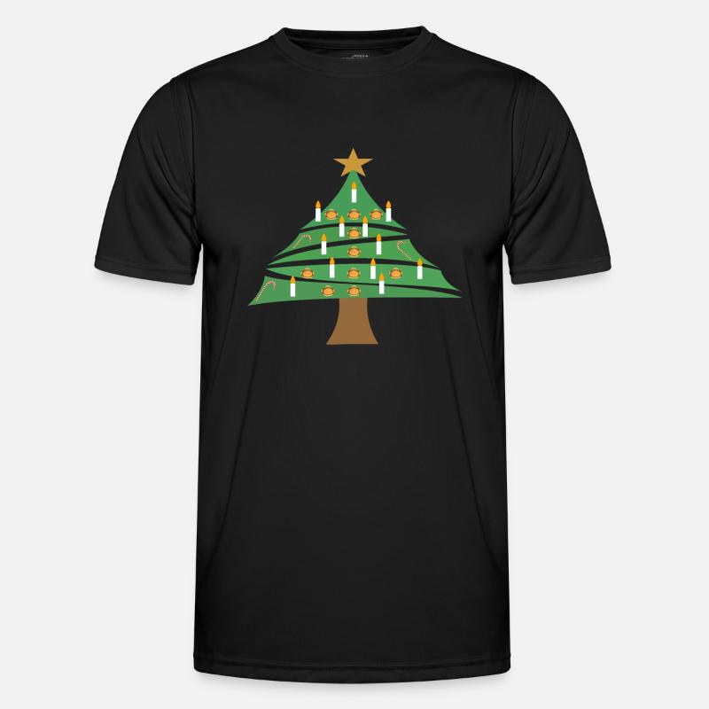 Christmas tree Men's Functional T-Shirt
