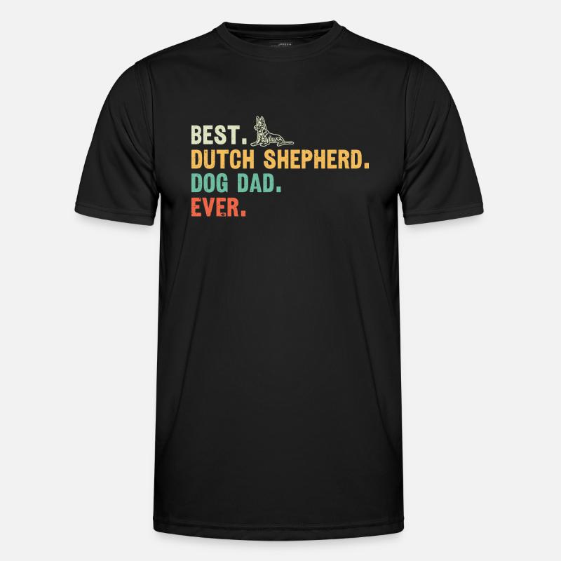 Holländischer Schäferhund Dutch Shepherd - Men's Functional T-Shirt - black