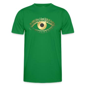 EYE - Men's Functional T-Shirt - kelly green - Front - AI Model Male 178 dark (178cm)