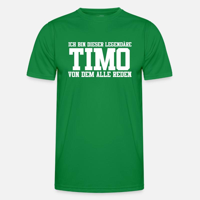 Timo Name Design Männer Funktions-T-Shirt