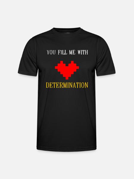 Détermination - T-shirt sport Homme - noir